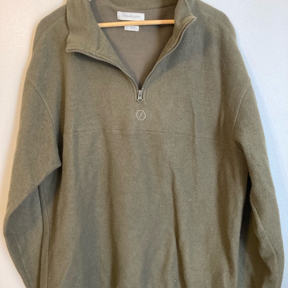 Standard Cloth Other - Standard Cloth olive green Oslo quarter zip fleece